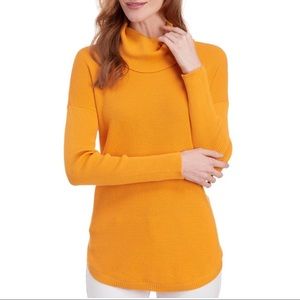 CHAUS NY -  Vintage Long Sleeve Cowl Neck Sweater